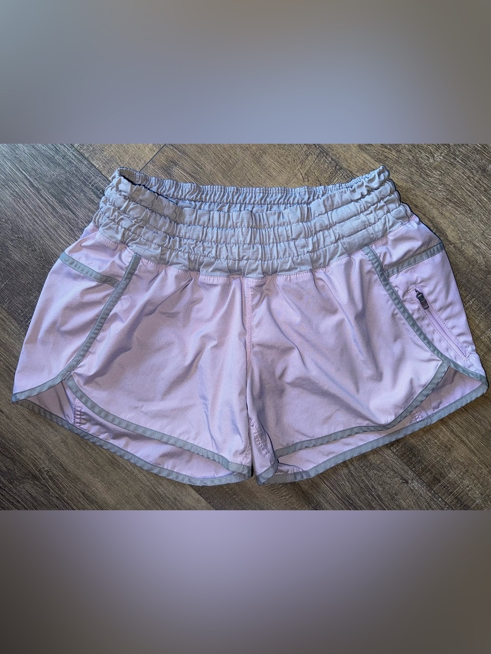 Lululemon Track Women’s Lilac Light Purple Gym Shorts